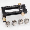 Drillpro 6/8/10/12mm Baby Bed Crib Screws Hardware Drill Guide Hole Punch Locator Flat Screw Drill Jig for Beds Headboards Chairs Furniture Woodworking Tool