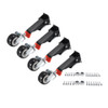 Heavy Duty 660 LBS Workbench Casters Kit Retractable Caster Wheels for Workbenches Machinery and Tables