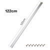 Drillpro Aluminum Alloy 45 Type T-slot T-track Miter Track Jig Fixture Slot 45x12.8mm For Table Saw Router Table Woodworking Tool