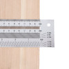 Drillpro Inch and 200/300/400mm Stainless Steel Precision Marking T Ruler Hole Positioning Measuring Ruler Woodworking Scriber Scribing Tool