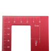 Aluminum Alloy Woodworking Scriber T Ruler Square Multifunctional 45/90 Degree Angle Ruler Angle Protractor Gauge