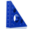 Aluminum Alloy Wood Angle Ruler DIY Protractor Miter Triangle Ruler Woodworking Tool