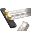High-precision Scale Ruler T-type Hole Ruler Stainless Woodworking Scribing Mark Ruler