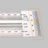 High-precision Scale Ruler T-type Hole Ruler Stainless Woodworking Scribing Mark Ruler