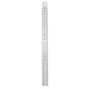 Woodworking Aluminum Alloy Metric and Inch 45 90 Degree Line Scribe Ruler Positioning Measuring Ruler 300mm Marking T-Ruler Woodworking Tool