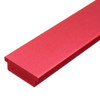 Red 100-450mm Aluminum Alloy Miter Track Nut Slider Miter Bar Quick Acting Clamp Nut for Table Saw T Slot T-track Jig Fixture DIY Woodworking Tool