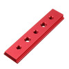 Red 100-450mm Aluminum Alloy Miter Track Nut M6/M8 T Slot T Track Nut Slider Bar Quick Acting Clamping T Nut Accessories for Table Saw Miter Track Jig Fixture
