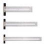 200mm+300mm+400mm Stainless Steel Precision Marking T Ruler Hole Positioning Measuring Ruler Woodworking Scriber Scribing Tool