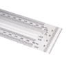 Drillpro 200mm Stainless Steel Precision Marking T Ruler Hole Positioning Measuring Ruler Woodworking Scriber Scribing Tool