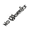 20x4cm NO WORRIES Car Sticker Decal Vinyl Auto Window Bumper Body Decal