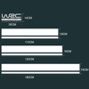 Universal GT D-345 Car Auto Hood Vinyl Stickers Engine Cover Stripe Decals