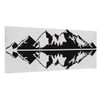 76x16cm Snow Mountain Car Stickers Vinyl Decal Auto Body Truck Tailgate Window Door Universal