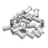 Pop Riveter Gun Rivet Hand Tool Set Kit with 100Pcs Nut Inserts + 5Pcs Mandrels & Box