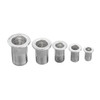 Pop Riveter Gun Rivet Hand Tool Set Kit with 100Pcs Nut Inserts + 5Pcs Mandrels & Box