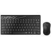 Rapoo 8000S 2.4G Wireless Keyboard & Mouse Set 78 Keys Keyboard 1000DPI Mouse Office Business Keyboard Mouse Combo for Computer Laptop PC (Black)