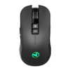 HXSJ T30 2.4GHz Wireless Rechargeable Mouse 3600DPI Optical Office Business RGB Gaming Mouse with USB Receiver for Computer Laptop PC (Black)
