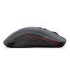 HXSJ T30 2.4GHz Wireless Rechargeable Mouse 3600DPI Optical Office Business RGB Gaming Mouse with USB Receiver for Computer Laptop PC (Black)