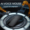 Inphic PS6 Wireless Voice Mouse iFLYTEK Multilingual Recognition AI Voice Typing Mouse for Office
