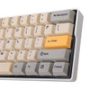 108/130 Keys Cheese Color Keycap Set Cherry Profile PBT Sublimation Keycaps for 61/87/104/108 Keys Mechanical Keyboards