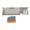 116 Keys Grey&White Keycap Set OEM Profile PBT Dye-Sublimation Keycaps for Mechanical Keyboard