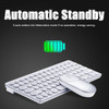 Wireless Keyboard and Mouse Combo 2.4G Ultra Slim Compact Portable Cordless Keyboard for PC Desktop Computer Notebook Laptop