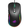 HXSJ J300 Wired Gaming Mouse 7 Button Macro Programming Mouse 6400DPI Colorful RGB Backlight USB Wired Mouse