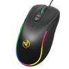 HXSJ J300 Wired Gaming Mouse 7 Button Macro Programming Mouse 6400DPI Colorful RGB Backlight USB Wired Mouse
