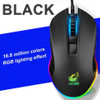 Free Wolf V1 Wired Silent Gaming Mouse 2400dpi Breathing Backlight USB Wired Gamer Mice for Desktop Computer Laptop PC