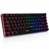 AJazz AK33 82 Keys Mechanical Gaming Keyboard RGB Backlit Detachable USB Wired Gaming Keyboard