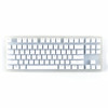 GamaKay K87 87 Keys Mechanical Gaming Keyboard Hot Swappable Type-C Wired USB 3.1 Translucent Glass Base Gateron Switch ABS Two-color Keycap RGB Gaming Keyboard