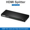 Bakeey HDMI HD Audio Video Splitter Adapter 1080P HD Adapter With 8*HDMI Output / 1* HDMI Input For Nootebook DVD Player TV