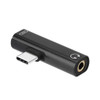 2 In 1 Type-C To 3.5mm Audio Jack Earphone Charging Converter Headphone Adapter for Mi8 Huawei P20 Mate 20 Pocophone