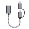 Bakeey 2 In 1 Type C Micro USB3.0 Fast Charging Transfer OTG Adapter Cable For Huawei P30 Pro Mate 30 5G Mi9 9Pro K30 S10+ Note 10 5G