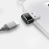 Bakeey Type C Female to USB-A Male OTG Adapter Converter For Smartphone Tablet Laptop PC (Black)