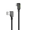 MCDODO 3A Data Cable Micro USB 90 Degree Elbow Green LED Light Fast Charging Line For Oneplus