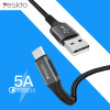 Yesido CA36 5A USB Type-C Data Cable QC3.0 Super Quick Charge Data Sync Cord Line For Samsung Galaxy Note 20 Huawei P40 Mi10