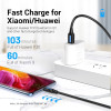 Vention 3A USB Type-C Cable Data Transmission Cord Line For Samsung Galaxy Note 20 For Samsung Galaxy Note 20 S20 Huawei Mate 40 Xiaomi Mi10