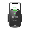 Bakeey 9W Infrared Automatic Sensor Fast Charging Phone Bracket Wireless Car Charger For iPhone X XS HUAWEI P30 Oneplus 7 MI 9 MI8 S10 S10+ (Black)