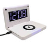 Bakeey 10W Digital Night LED Rectangle Folding Alarm Clock USB Wireless Charger for Samsung Huawei