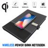 Bakeey 8000mAh Meeting Notebook Power Bank With U Disk Micro USB Type-C Lightning Quick Charging For iPhone XS 11Pro Huawei P30 P40 Pro MI10 Note 9S
