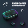 F9-9 Wireless Earbuds bluetooth 5.0 TWS Wireless Headphones LED Hi-Fi Stereo Sound Battery Display Touch Control Earphone (Black)
