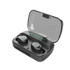 F9-9 Wireless Earbuds bluetooth 5.0 TWS Wireless Headphones LED Hi-Fi Stereo Sound Battery Display Touch Control Earphone (Black)