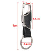 Metal Leather Strap Cars Keyring Keychains Key Chain Ring Key Fob Holder Gift