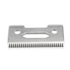 2pcs Sliver 2 Hole Clipper Blade Cutter Metal Bottom Cutter For Wahl Electric Shear Hair Clipper (Sliver)