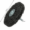 100mm Rust And Paint Removal Polycarbide Abrasive Stripping Disc 6mm Shank Wheel