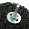 100mm Rust And Paint Removal Polycarbide Abrasive Stripping Disc 6mm Shank Wheel