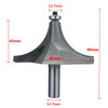 1/2 Inch Shank Round Over Router Bit Wood Working Line Cutter