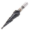 Drillpro HRC89 M35 Cobalt Step Drill Bit 3-12/4-12/4-20mm TiAlN Coated Step Drill 1/4 Inch Hex Shank