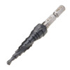 Drillpro HRC89 M35 Cobalt Step Drill Bit 3-12/4-12/4-20mm TiAlN Coated Step Drill 1/4 Inch Hex Shank