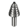 2pcs 1/4&1/2 Inch Shank Cemented Carbide Router Bit With 6 Bearing Bit Set